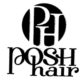 PH POSH HAIR logo