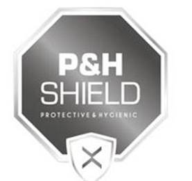 P&H SHIELD PROTECTIVE & HYGIENIC logo