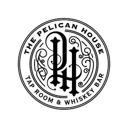 PH THE PELICAN HOUSE TAP ROOM & WHISKEYBAR TRADE MARK logo