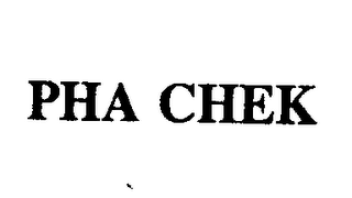 PHA CHEK logo
