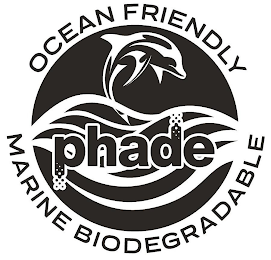 PHADE OCEAN FRIENDLY MARINE BIODEGRADABLE logo