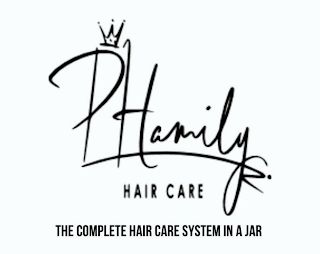 PHAMILY HAIR CARE THE COMPLETE HAIR CARE SYSTEM IN A JAR logo
