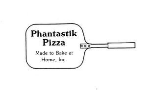 PHANTASTIK PIZZA MADE TO BAKE AT HOME, INC. logo