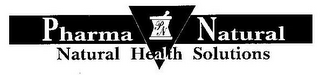 PHARMA NATURAL NATURAL HEALTH SOLUTIONS logo