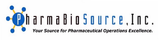 PHARMABIOSOURCE, INC. YOUR SOURCE FOR PHARMACEUTICAL OPERATIONS EXCELLENCE. logo