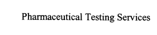 PHARMACEUTICAL TESTING SERVICES logo