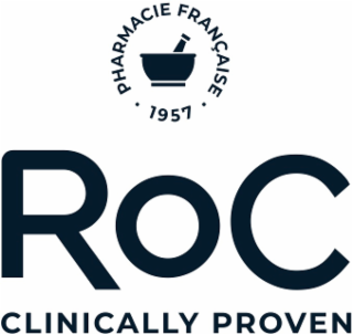 PHARMACIE FRANÇAISE 1957 ROC CLINICALLY PROVEN logo