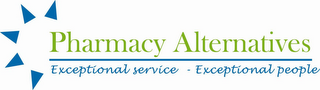 PHARMACY ALTERNATIVES EXCEPTIONAL SERVICE-EXCEPTIONAL PEOPLE logo