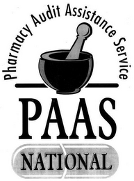PHARMACY AUDIT ASSISTANCE SERVICE PAAS NATIONAL logo
