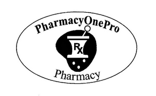PHARMACYONEPRO PHARMACY RX logo