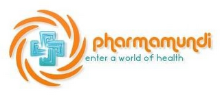 PHARMAMUNDI ENTER A WORLD OF HEALTH logo
