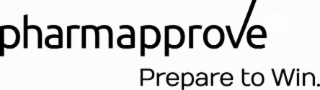PHARMAPPROVE PREPARE TO WIN. logo