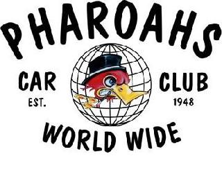 PHAROAHS CAR CLUB WORLD WIDE EST. 1948 logo