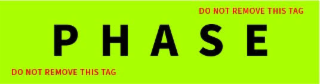 PHASE DO NOT REMOVE THIS TAG DO NOT REMOVE THIS TAG logo