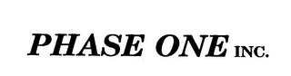 PHASE ONE INC. logo