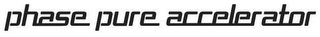 PHASE PURE ACCELERATOR logo