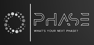 PHASE WHAT'S YOUR NEXT PHASE? logo