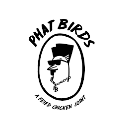 PHAT BIRDS PB A FRIED CHICKEN JOINT logo