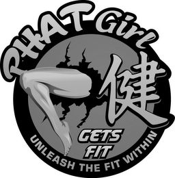 PHAT GIRL GETS FIT UNLEASH THE FIT WITHIN logo