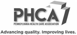 PHCA PENNSYLVANIA HEALTH CARE ASSOCIATION ADVANCING QUALITY. IMPROVING LIVES. logo