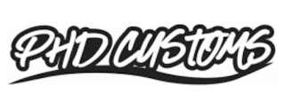 PHD CUSTOMS logo