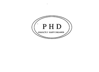 PHD PERFECTLY HAPPY DREAMER logo