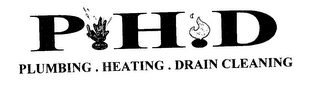 PHD PLUMBING . HEATING . DRAIN CLEANING logo