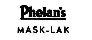 PHELAN'S MASK-LAK logo