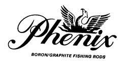 PHENIX BORON/GRAPHITE FISHING RODS logo