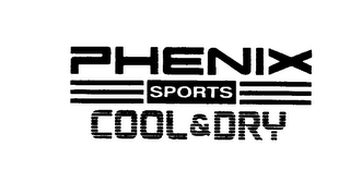 PHENIX SPORTS COOL & DRY logo