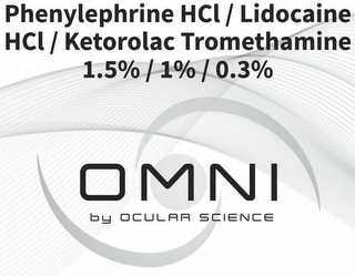 PHENYLEPHRINE HCL / LIDOCAINE HCL / KETOROLAC TROMETHAMINE 1.5% / 1% / 0.3% OMNI BY OCULAR SCIENCE logo