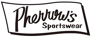 PHERROW'S SPORTSWEAR logo