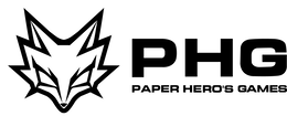 PHG PAPER HERO'S GAMES logo
