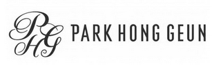 PHG PARK HONG GEUN logo