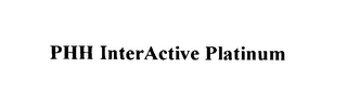 PHH INTERACTIVE PLATINUM logo