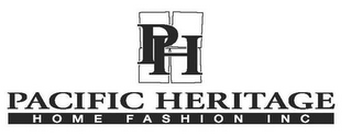 PHH PACIFIC HERITAGE HOME FASHION INC logo