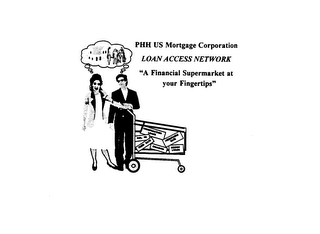 PHH US MORTGAGE CORPORATION LOAN ACCESS NETWORK "A FINANCIAL SUPERMARKET AT YOUR FINGERTIPS" logo