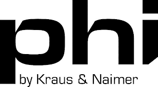 PHI BY KRAUS & NAIMER logo