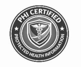 PHI CERTIFIED PROTECTED HEALTH INFORMATION