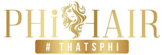 PHI HAIR # THATSPHI logo
