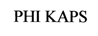 PHI KAPS logo