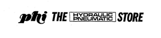 PHI THE HYDRAULIC PNEUMATIC STORE logo