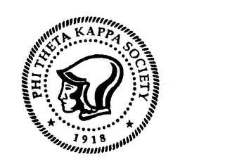 PHI THETA KAPPA SOCIETY 1918 logo