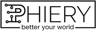 PHIERY BETTER YOUR WORLD logo