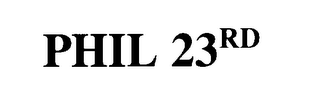 PHIL 23RD logo