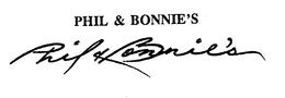 PHIL & BONNIE'S logo