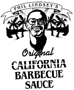 PHIL LINDSEY'S ORIGINAL CALIFORNIA BARBECUE SAUCE logo