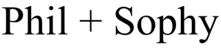 PHIL + SOPHY logo