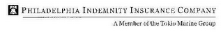 PHILADELPHIA INDEMNITY INSURANCE COMPANY A MEMBER OF THE TOKIO MARINE GROUP logo