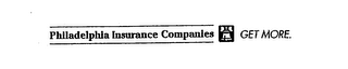 PHILADELPHIA INSURANCE COMPANIES GET MORE. logo